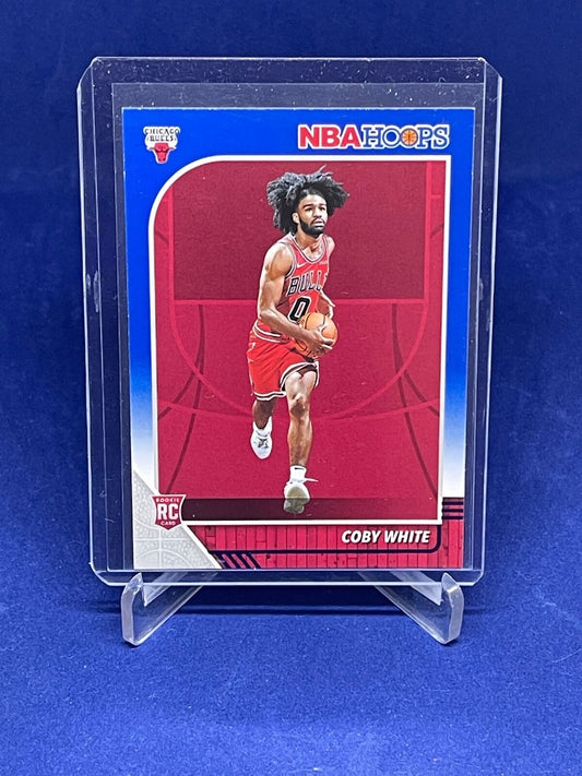 COBY WHITE 2019-20 PANINI NBA HOOPS BLUE ROOKIE SP RC #204