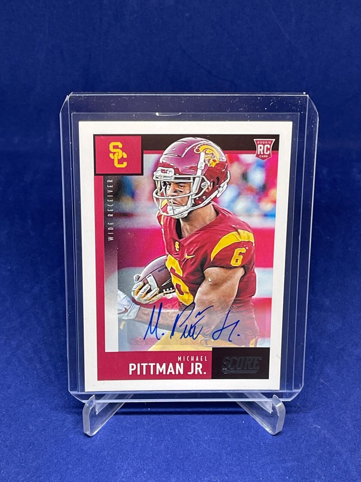 MICHAEL PITTMAN JR 2020 PANINI SCORE ROOKIE AUTO RC #437