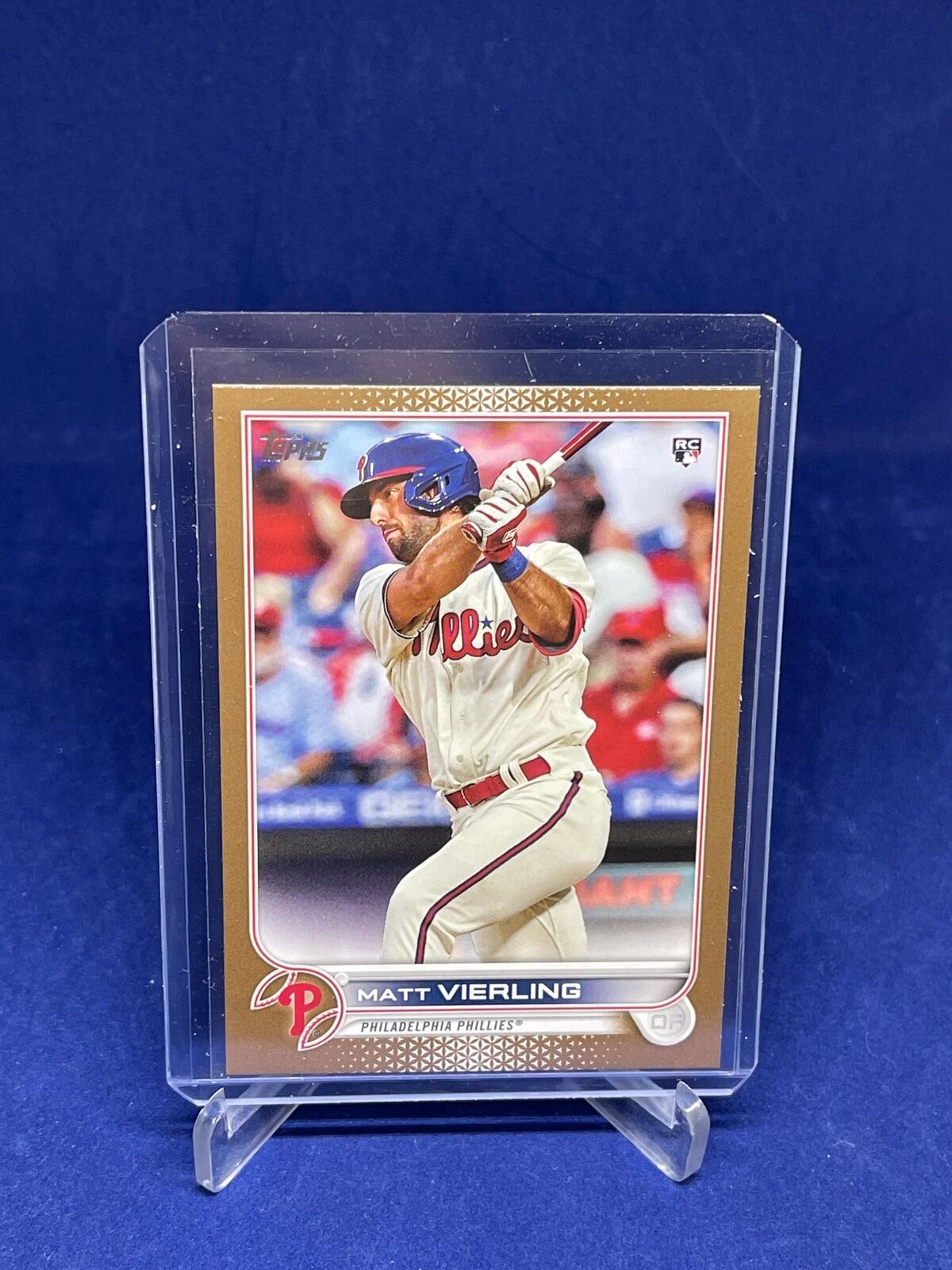 MATT VIERLING 2022 TOPPS SERIES ONE GOLD ROOKIE RC #D 1180/2022