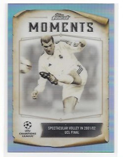 2022-23 TOPPS FINEST UCL FINEST MOMENTS INSERT REFRACTOR YOU PICK CHOOSE ZIDANE+