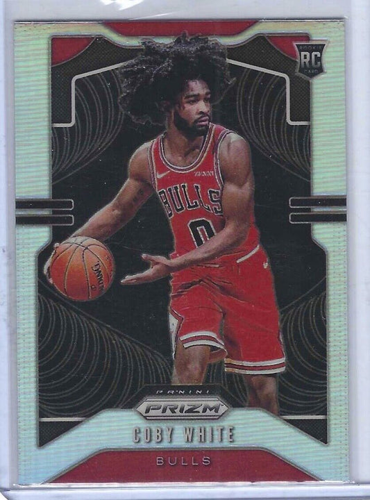 COBY WHITE 2019-20 PANINI PRIZM SILVER PRIZM ROOKIE RC #253