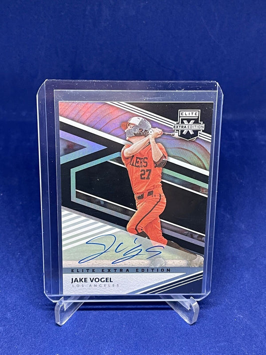 JAKE VOGEL 2020 PANINI ELITE EXTRA EDITION ON CARD AUTO PROSPECT #98