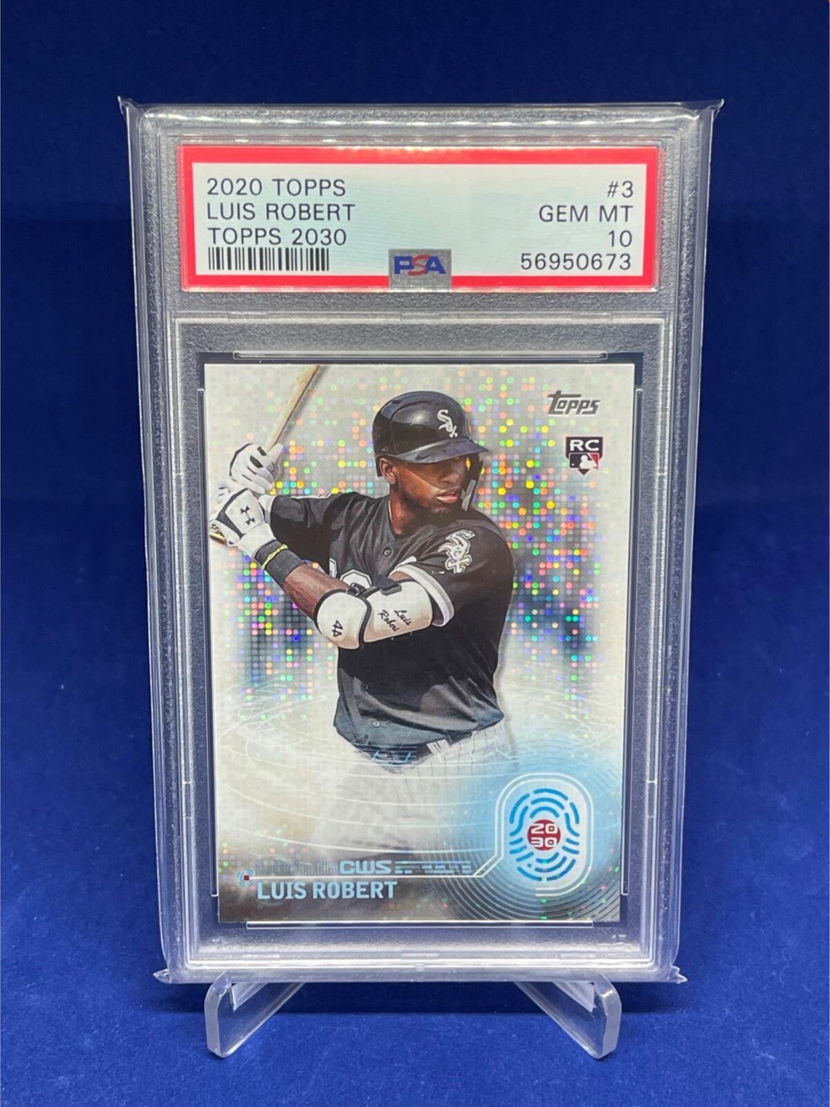 LUIS ROBERT 2020 TOPPS 2030 ROOKIE RC # 3 PSA 10 GEM MINT