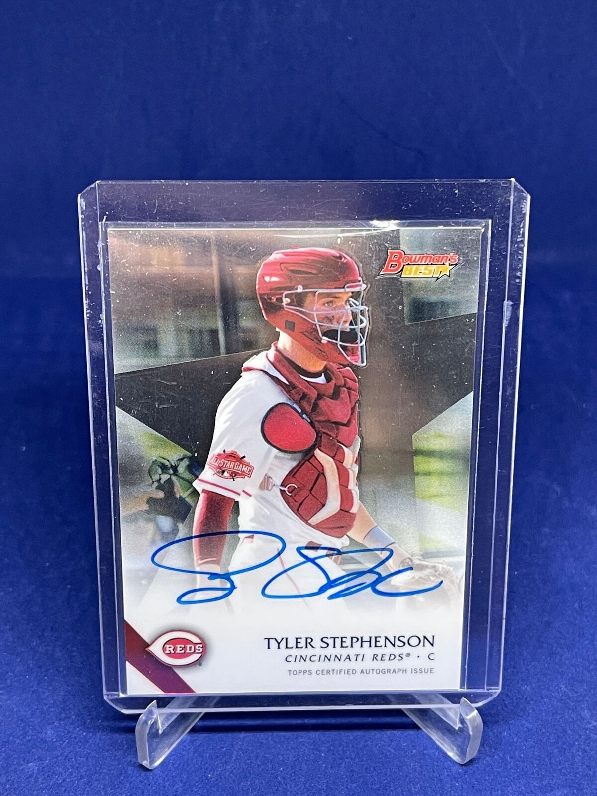 TYLER STEPHENSON 2015 BOWMANS BEST ON CARD AUTO PROSPECT
