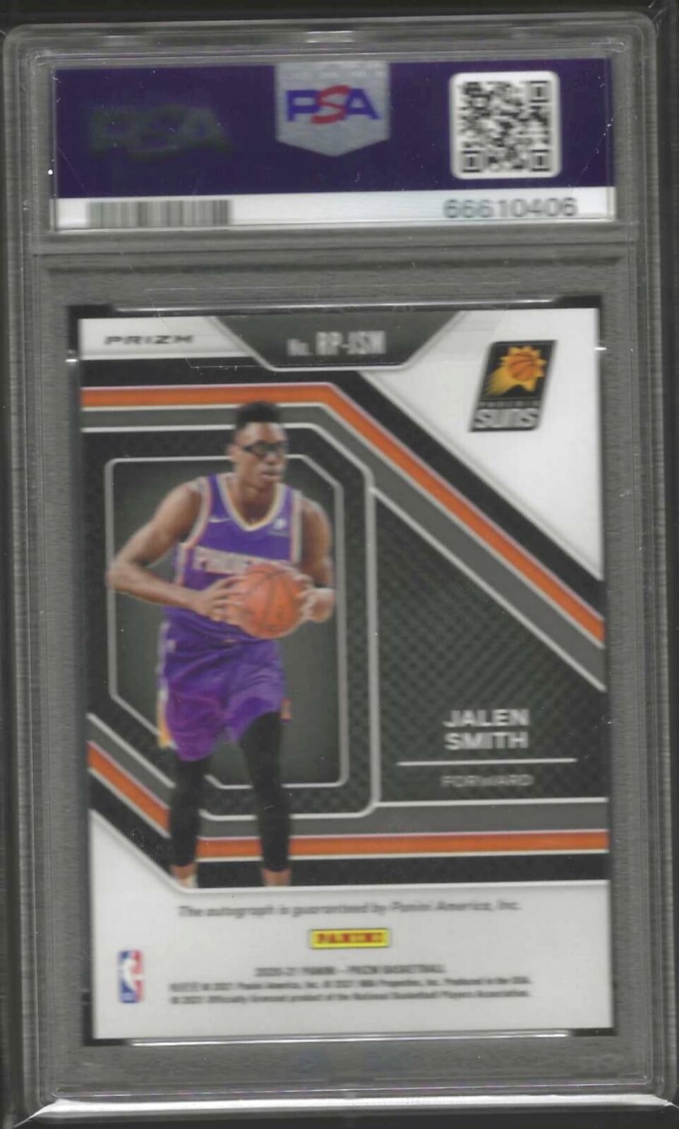 JALEN SMITH 2020-21 PANINI PRIZM SILVER PRIZM ROOKIE AUTO RC PSA 10 GEM POP 2