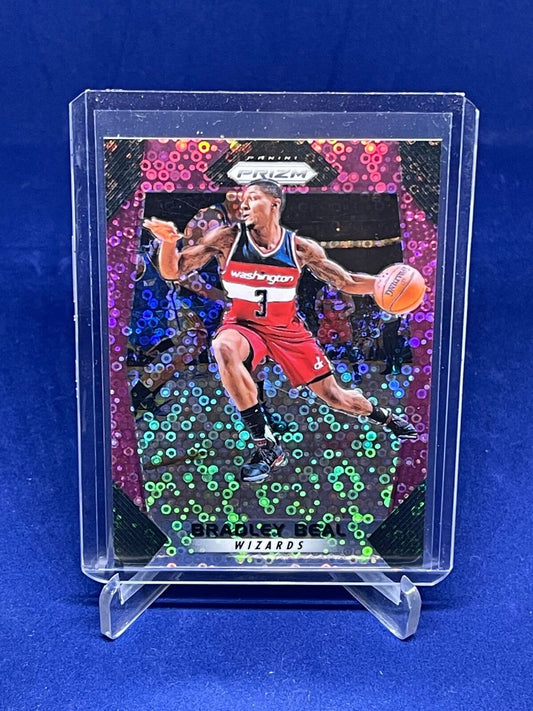 BRADLEY BEAL 2017-18 PANINI PRIZM PURPLE DISCO PRIZM #D 12/50