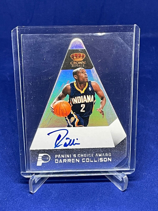 DARREN COLLISON 2011-12 PANINI CROWN ROYALE PANINI CHOICE AWARD AUTO #D 13/25