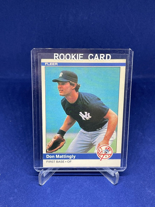 DON MATTINGLY 1984 FLEER ROOKIE RC #131