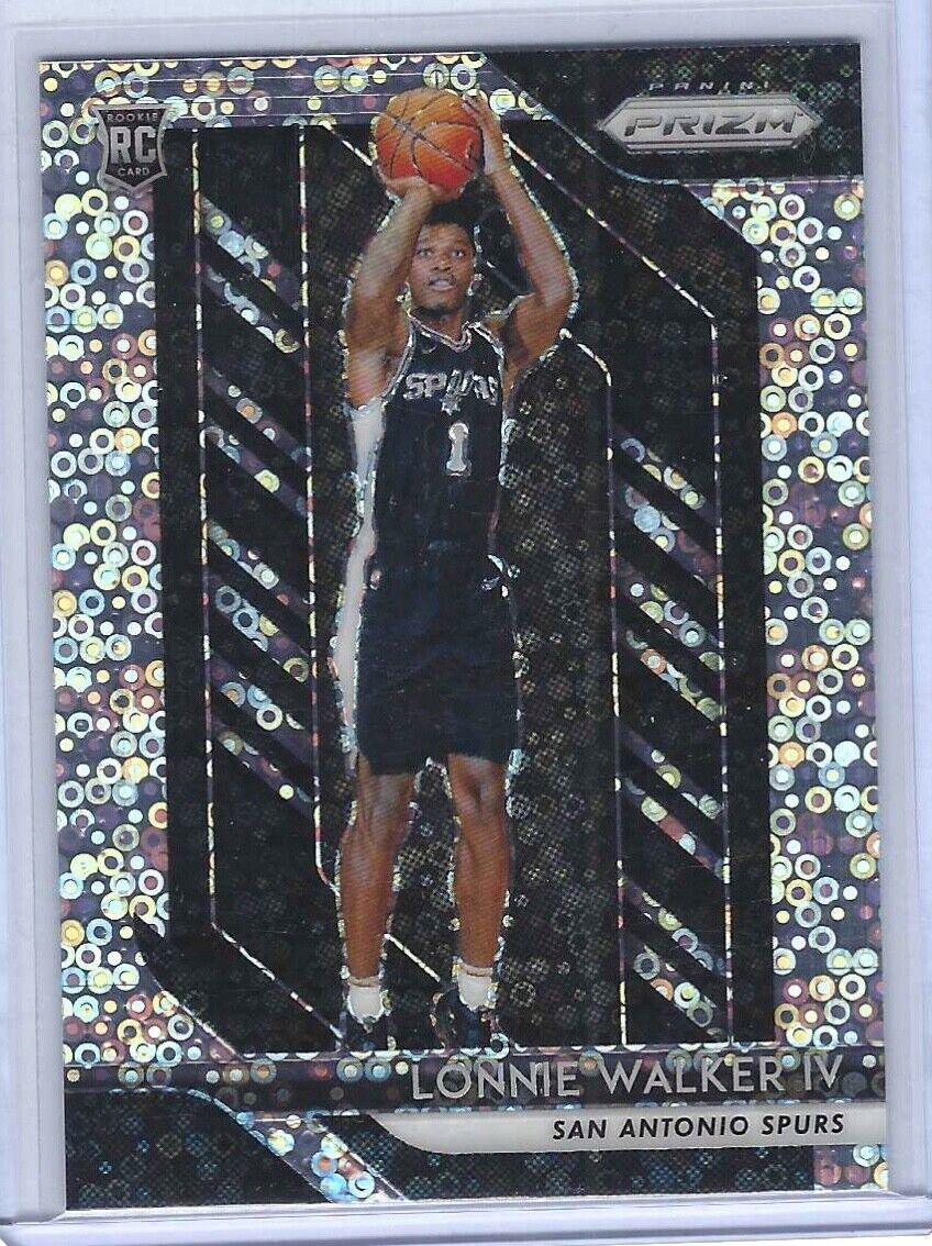 LONNIE WALKER IV 2018-19 PANINI PRIZM SILVER FAST BREAK PRIZM ROOKIE RC #251