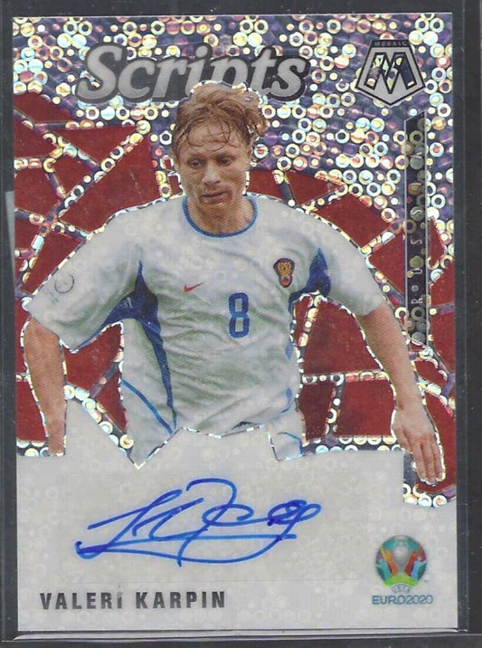 VALERI KARPIN 2021-22 PANINI MOSAIC SILVER DISCO PRIZM SCRIPTS RUSSIA AUTO SM-VK