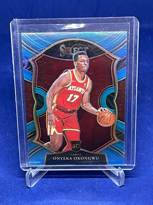 ONYEKA OKONGWU 2020-21 PANINI SELECT CONCOURSE LIGHT BLUE PRIZM RC #D 299/299