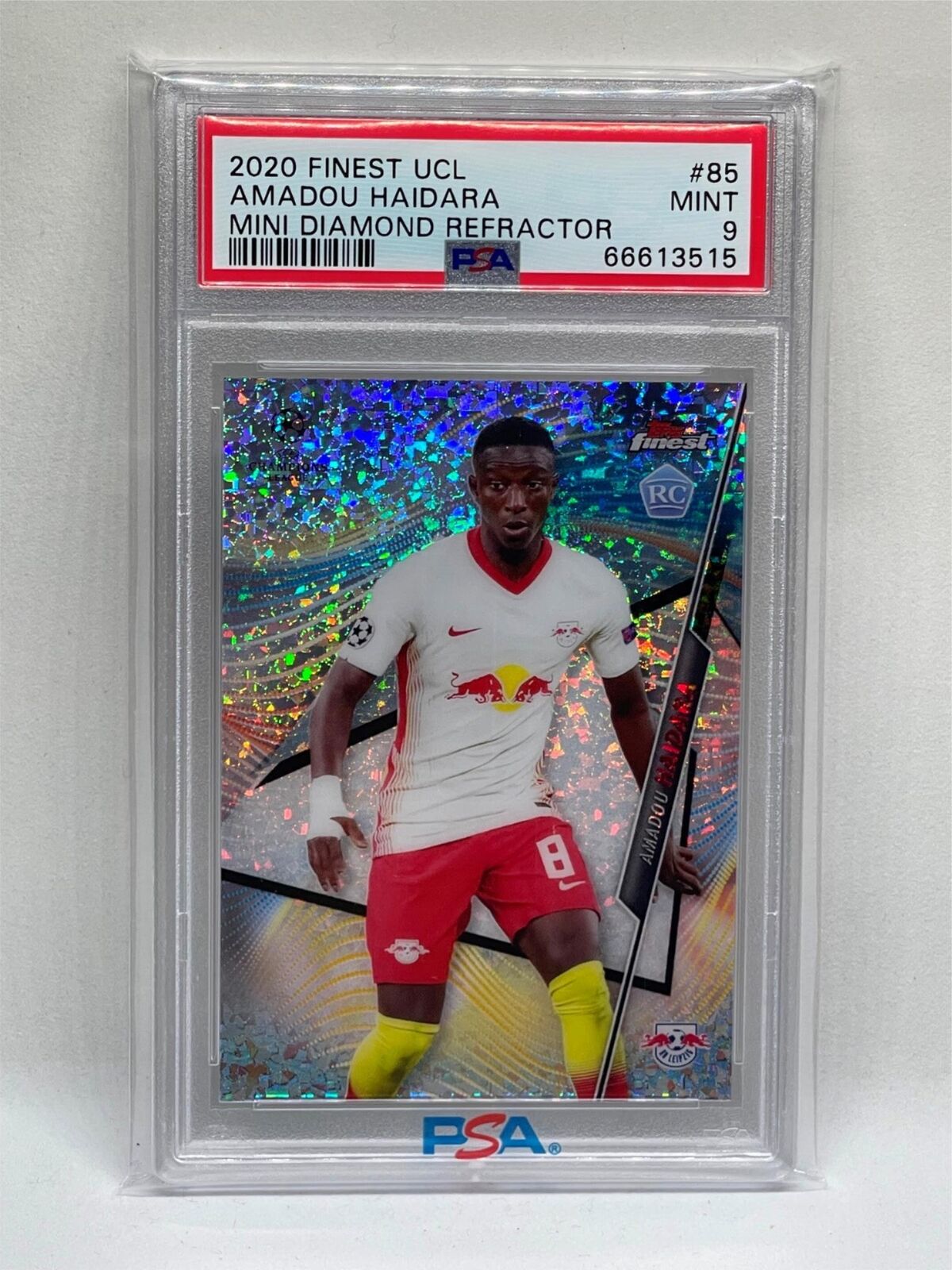 AMADOU HAIDARA 2020-21 TOPPS FINEST MINI DIAMOND REFRACTOR RC /125 PSA 9 POP 1/1