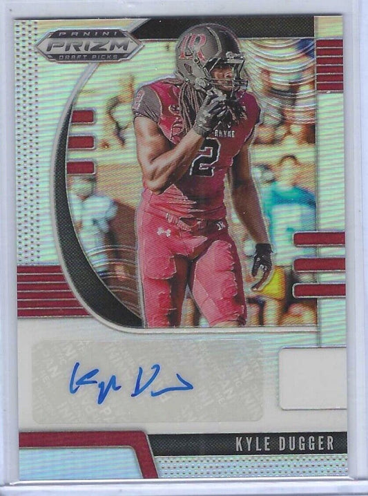 KYLE DUGGER 2020 PANINI PRIZM DRAFT PICKS SILVER PRIZM AUTO #226