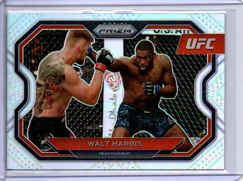 WALT HARRIS 2021 PANINI PRIZM UFC SILVER PRIZM #159