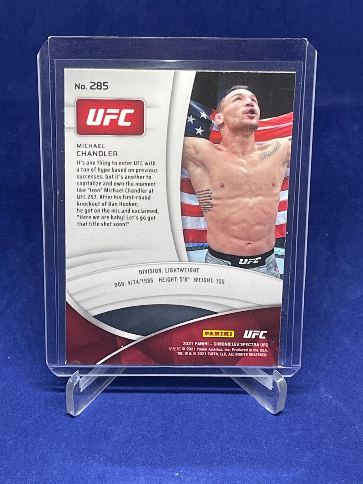 MICHAEL CHANDLER 2021 PANINI CHRONICLES SPECTRA ROOKIE RC #285