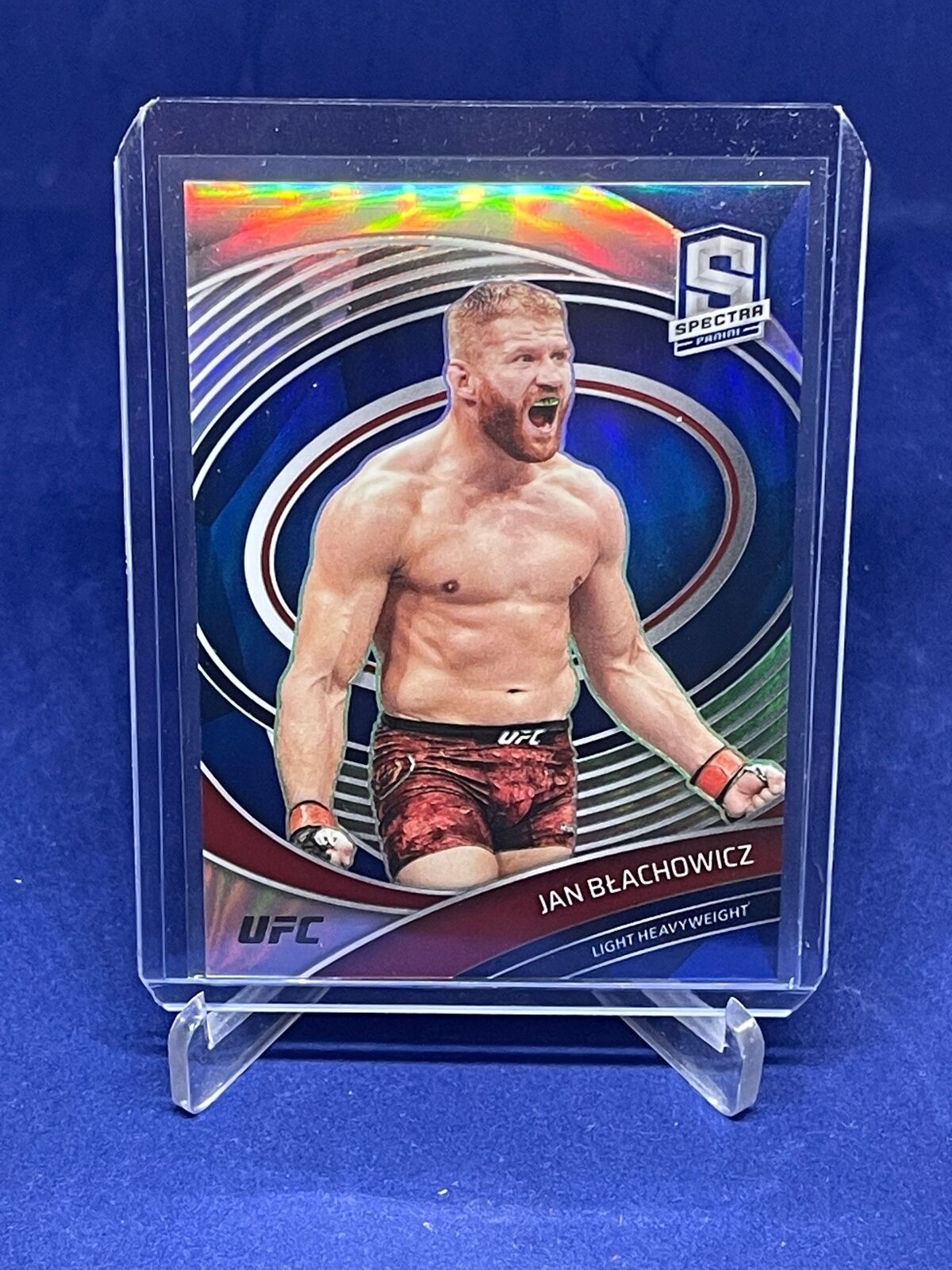 JAN BLACHOWICZ 2021 PANINI CHRONICLES SPECTRA BLUE PRIZM #D 38/99