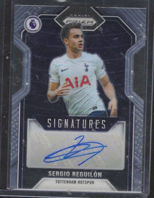 SERGIO REGUILON 2021-22 PANINI PRIZM SIGNATURES TOTTENHAM HOTSPUR AUTO #S-SRG