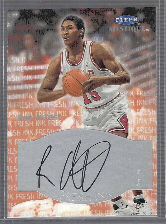 RON ARTEST 1999-00 FLEER MYSTIQUE FRESH INK AUTO