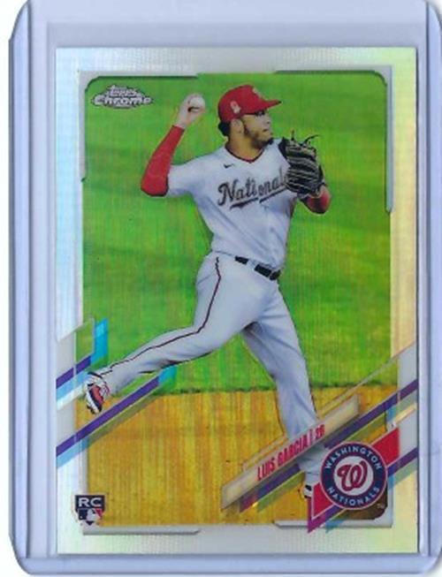 LUIS GARCIA 2021 TOPPS CHROME ROOKIE REFRACTOR RC #189