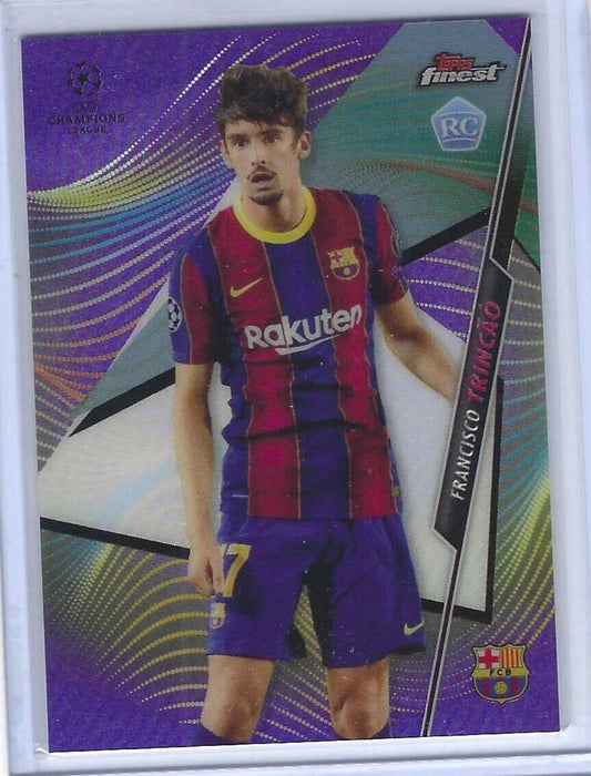 FRANCISCO TRINCAO 2020-21 TOPPS FINEST PURPLE REFRACTOR ROOKIE RC #D 175/250