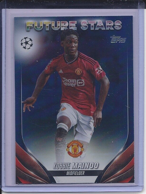 KOBBIE MAINOO 2023-24 TOPPS CLUB COMPETITIONS FUTURE STARS BLUE #D 21/250