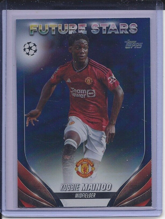 KOBBIE MAINOO 2023-24 TOPPS CLUB COMPETITIONS FUTURE STARS BLUE #D 21/250