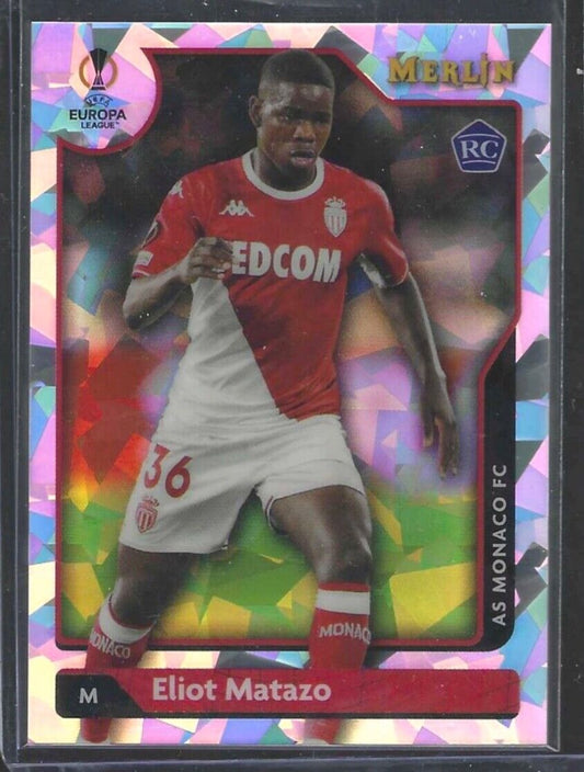 ELIOT MATAZO 2021-22 TOPPS MERLIN ATOMIC ICE REFRACTOR ROOKIE RC #D 232/250