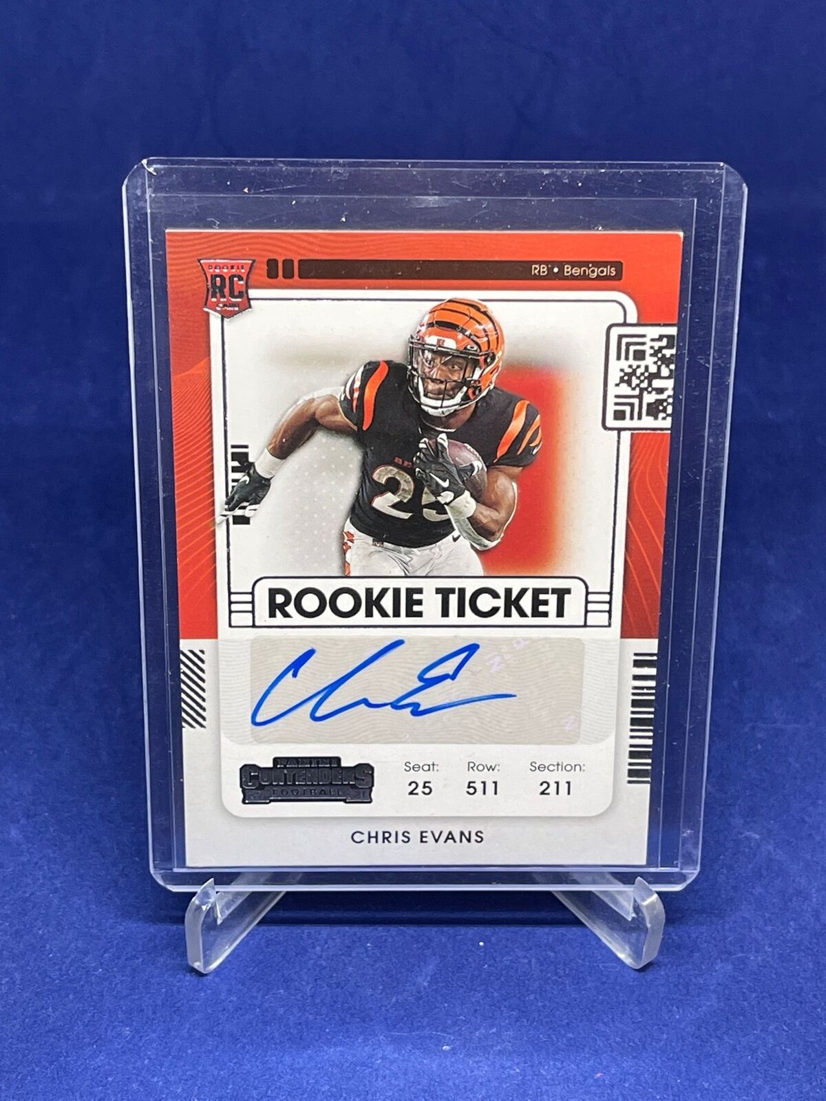 CHRIS EVANS 2021 PANINI CONTENDERS ROOKIE TICKET AUTO RC #237