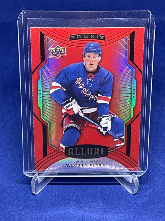 ALEXIS LAFRENIERE 2020-21 UPPER DECK ALLURE RED RAINBOW ROOKIE RC #150