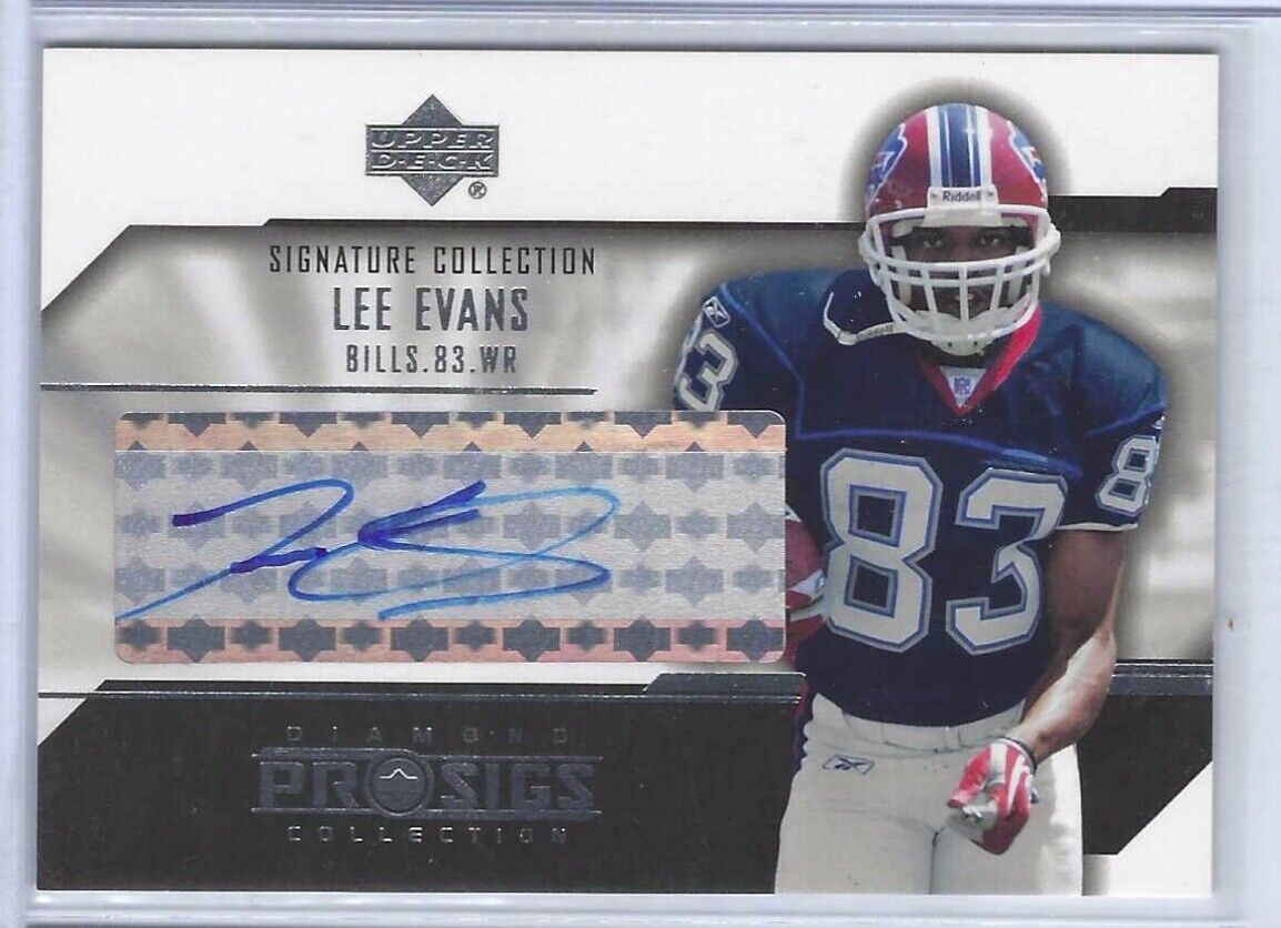 LEE EVANS 2004 UPPER DECK DIAMOND PROSIGS COLLECTION ROOKIE AUTO RC #SC-LE
