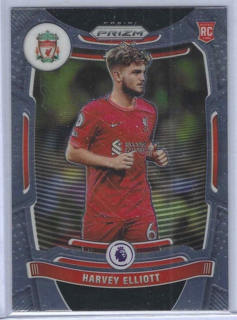 HARVEY ELLIOTT 2021-22 PANINI PRIZM EPL ROOKIE RC #87