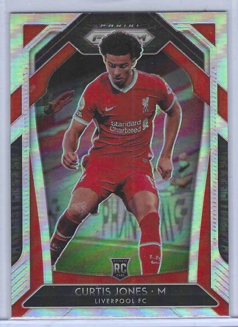 CURTIS JONES 2020-21 PANINI PRIZM EPL SILVER PRIZM ROOKIE RC #249