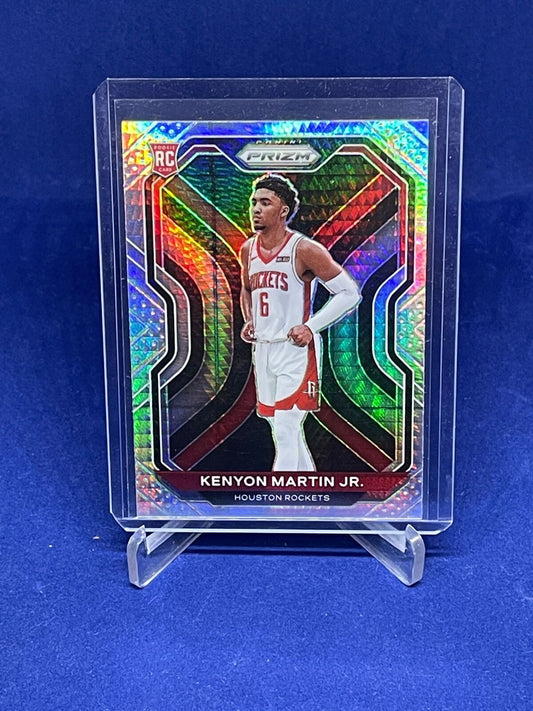 KENYON MARTIN JR 2020-21 PANINI PRIZM HYPER PRIZM ROOKIE RC #265