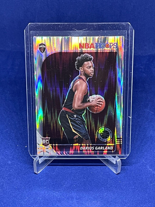 DARIUS GARLAND 2019-20 NBA HOOPS PREMIUM FLASH PRIZM PHOTO VARIATION SP RC #251