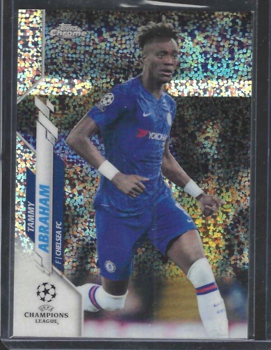 TAMMY ABRAHAM 2019-20 TOPPS CHROME UEFA SPECKLE REFRACTOR RC #23