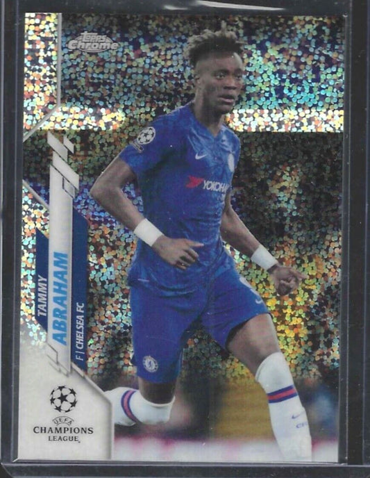TAMMY ABRAHAM 2019-20 TOPPS CHROME UEFA SPECKLE REFRACTOR RC #23