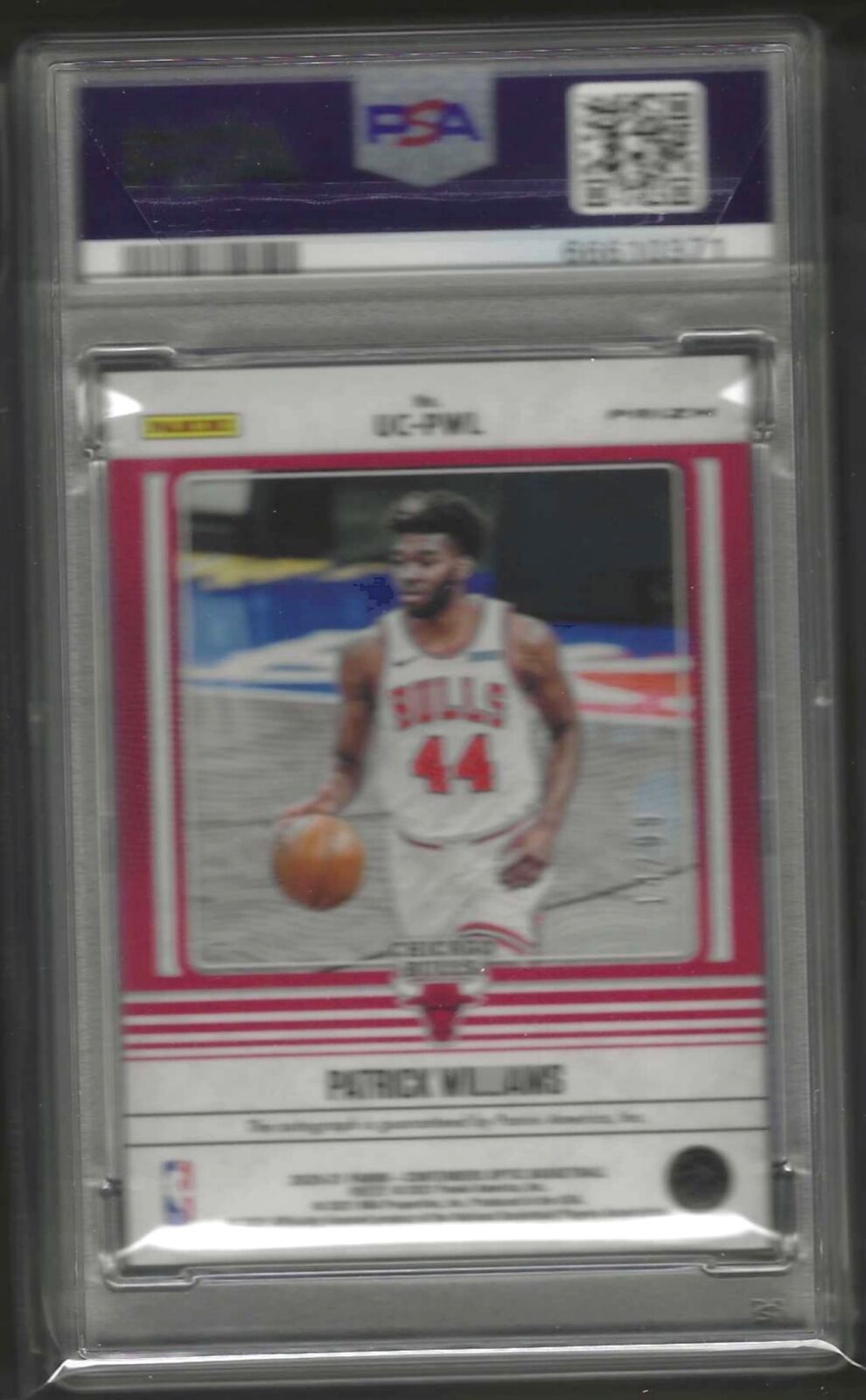 PATRICK WILLIAMS 2020-21 OPTIC CONTENDERS UP AND COMING AUTO RC /99 PSA 9 POP 2