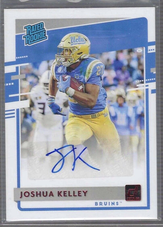 JOSHUA KELLEY 2020 PANINI CHRONICLES DP DONRUSS RATED ROOKIE AUTO RC #10