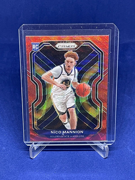 NICO MANNION 2020-21 PANINI PRIZM RUBY WAVE PRIZM ROOKIE RC #293