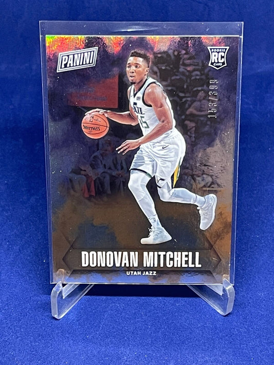 DONOVAN MITCHELL 2018 PANINI FATHERS DAY ROOKIE RC #D 153/399
