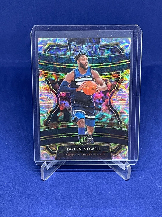 JAYLEN NOWELL 2019-20 PANINI SELECT CONCOURSE SCOPE PRIZM ROOKIE RC #44