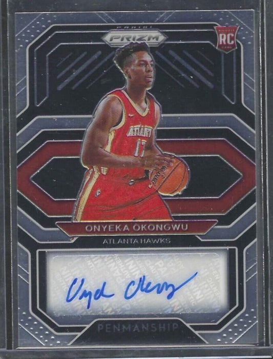 ONYEKA OKONGWU 2020-21 PANINI PRIZM ROOKIE PENMANSHIP AUTO RC #RP-OOG