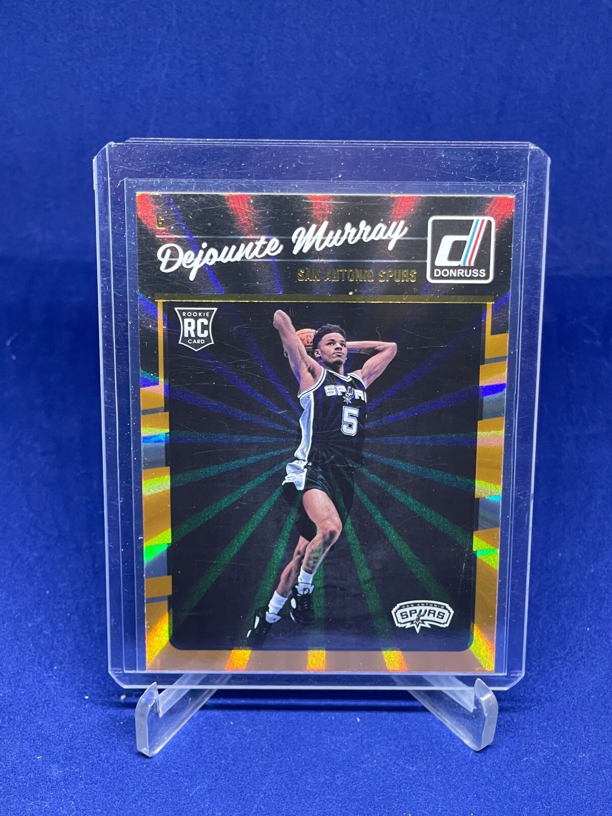 DEJOUNTE MURRAY 2016-17 PANINI DONRUSS ORANGE LASER ROOKIE RC #173