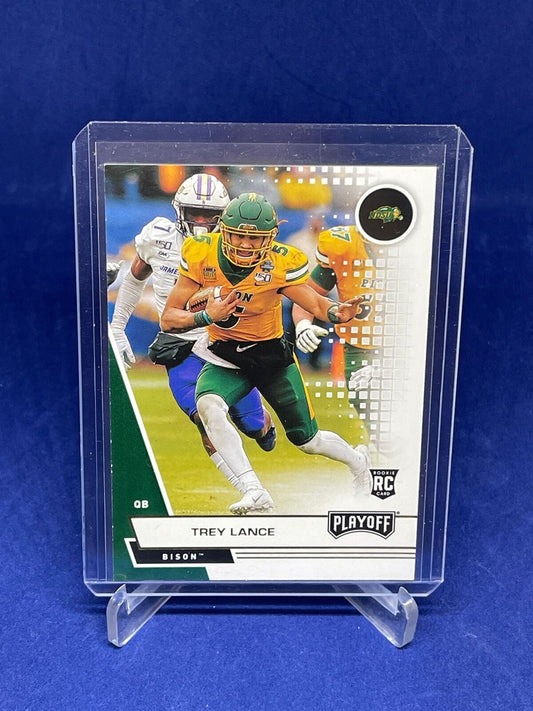 TREY LANCE 2021 PANINI CHRONICLES PLAYOFF DRAFT PICKS GOLD ROOKIE RC #D 3/10