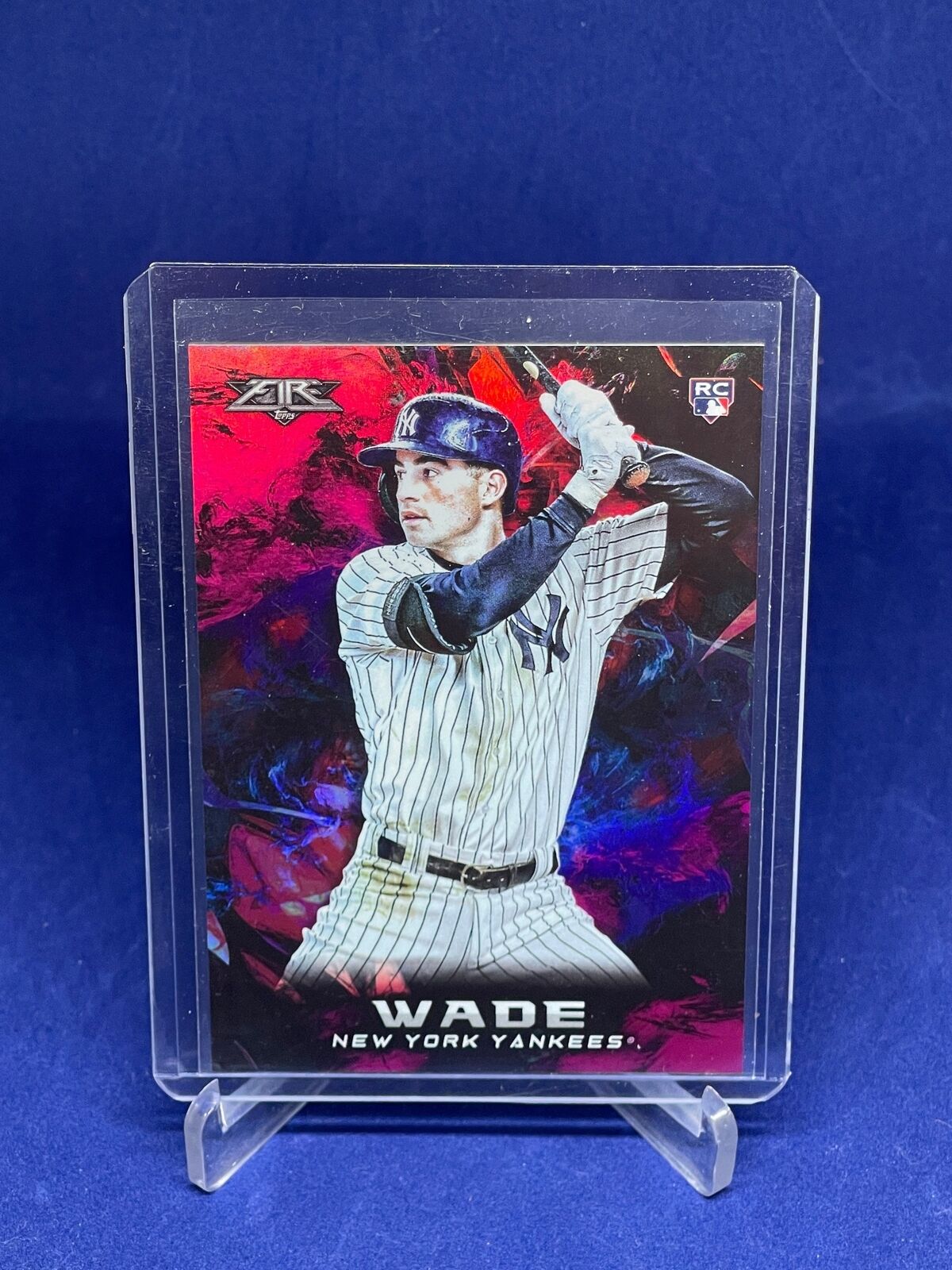 TYLER WADE 2018 TOPPS FIRE PINK MAGENTA YANKEES ROOKIE RC #D 4/25