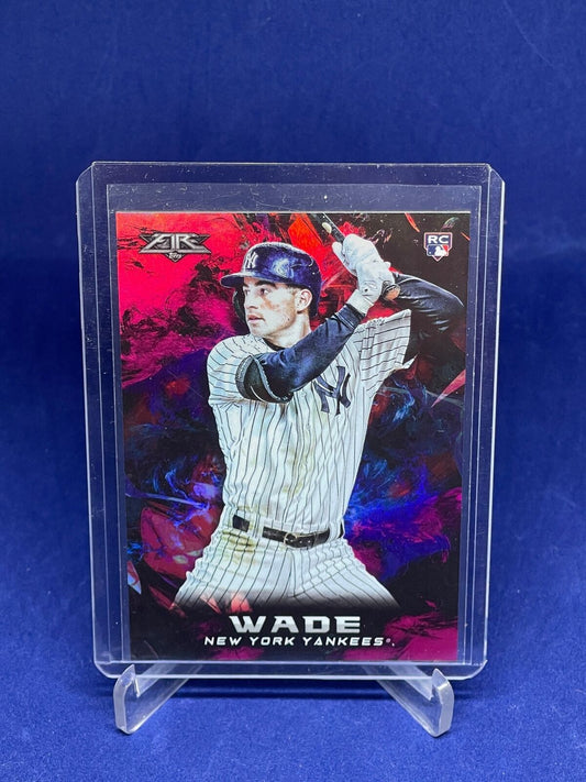 TYLER WADE 2018 TOPPS FIRE PINK MAGENTA YANKEES ROOKIE RC #D 4/25