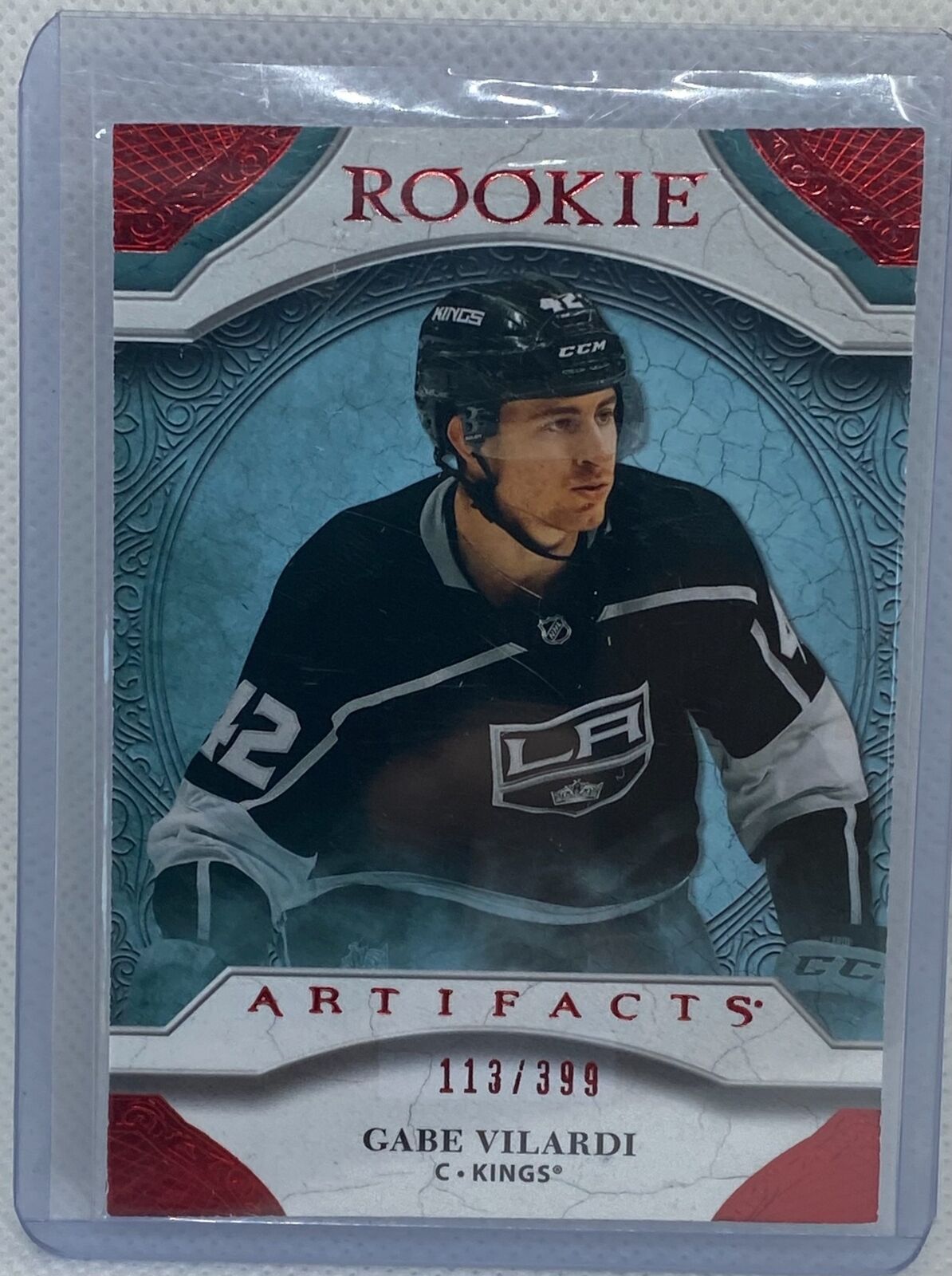 GABE VILARDI 2020-21 UPPER DECK ARTIFACTS ROOKIE RED RC #D 113/399