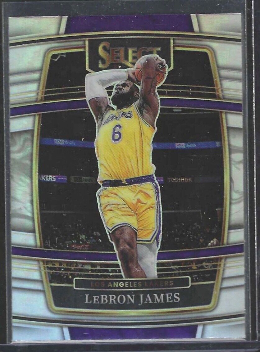 LEBRON JAMES 2021-22 PANINI SELECT CONCOURSE SILVER PRIZM #100