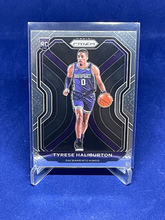 TYRESE HALIBURTON 2020-21 PANINI PRIZM SP PHOTO VARIATION ROOKIE RC #262