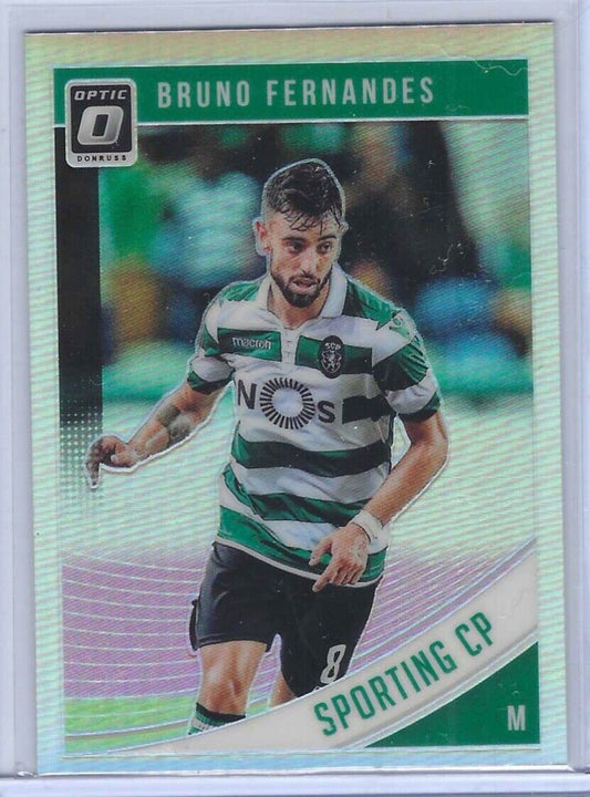 BRUNO FERNANDES 2018-19 PANINI DONRUSS OPTIC SILVER HOLO #59
